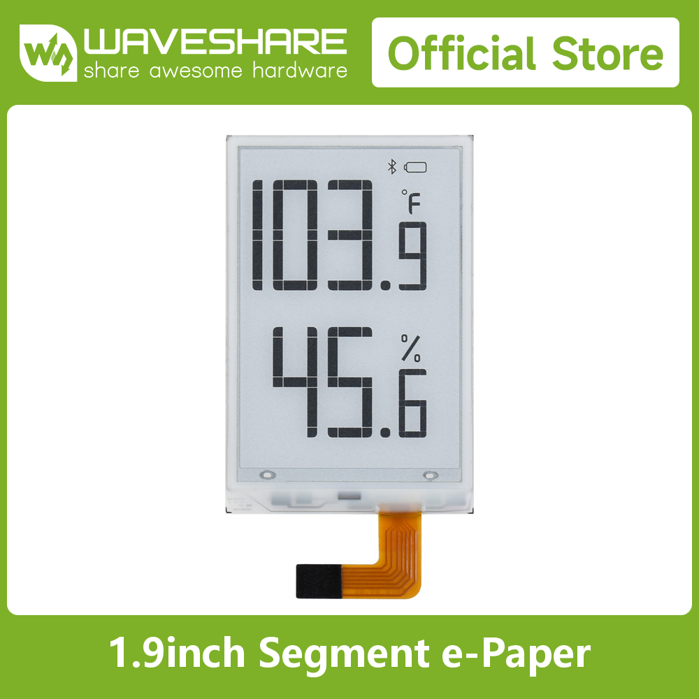 Pi Display - Display E-Paper de Segmentos Waveshare de