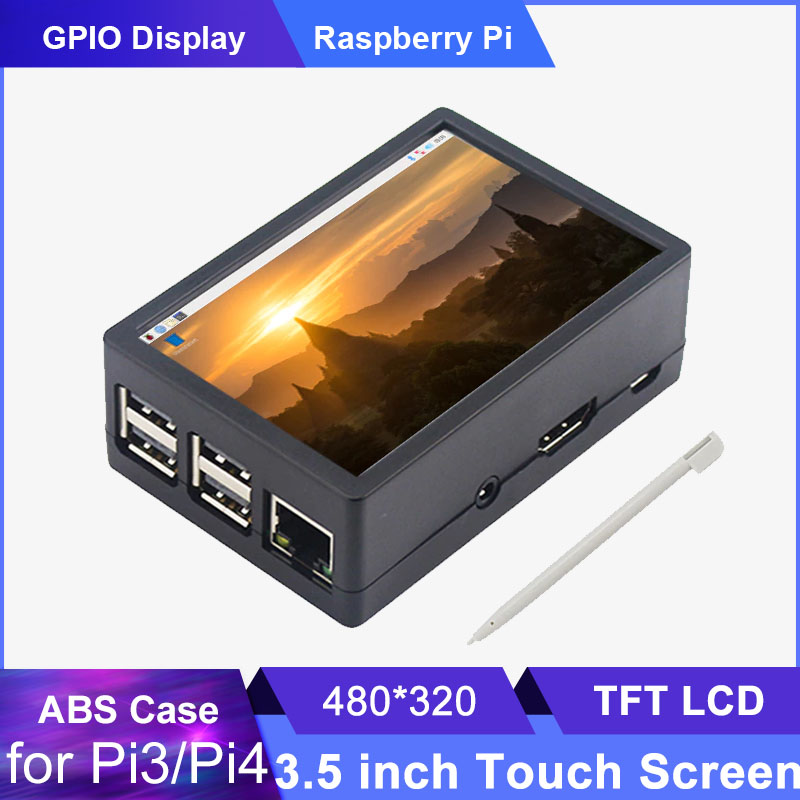 Pi 5 Case - 3.5 polegada raspberry pi 3b/3b +/4b