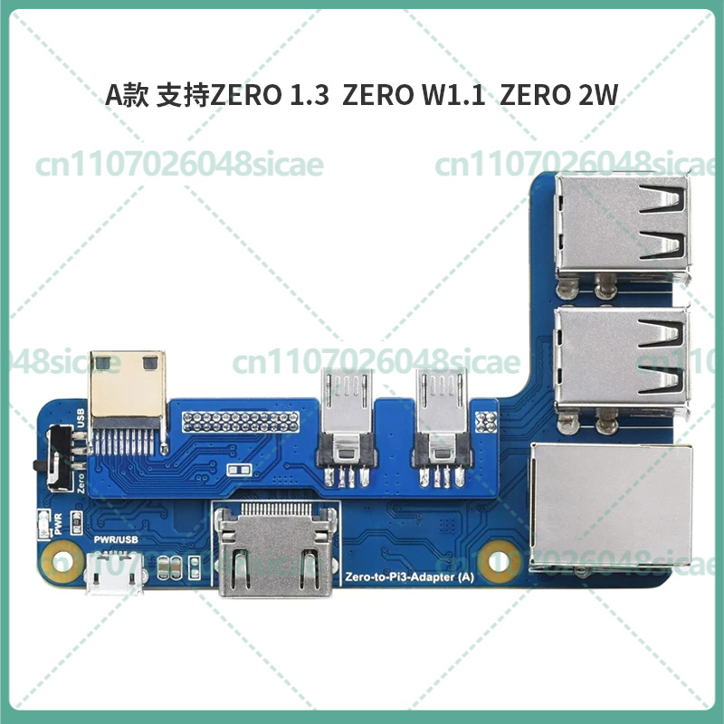 Pi Zero - Placa de Expansão de Interface USB
