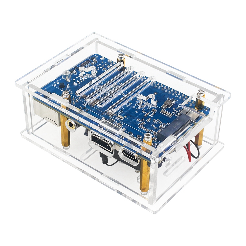 Pi 4 Case - Ventilador de Resfriamento B27B e Capa