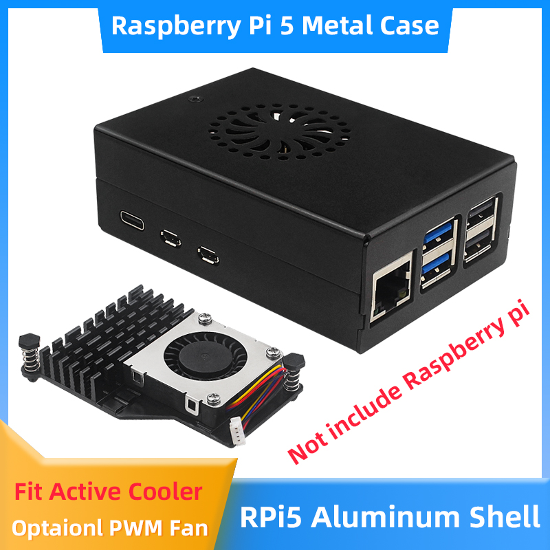 Pi 5 Case - Raspberry pi 5 caixa de liga