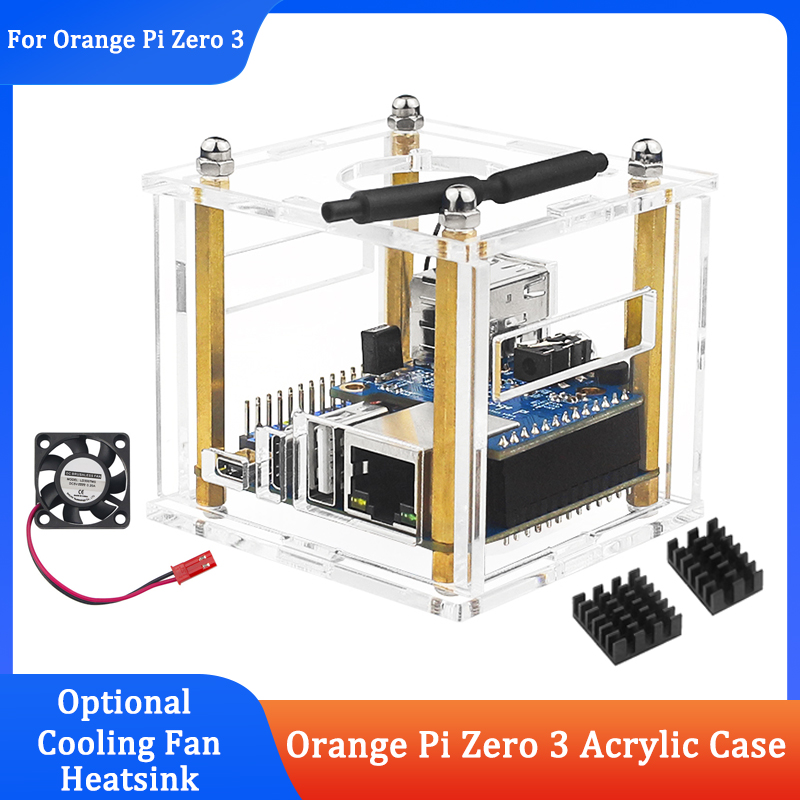 Pi Cooler - Capa de acrílico para Orange Pi