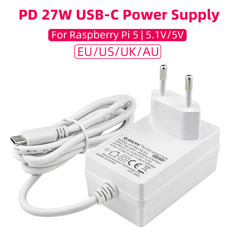 Pi Power Supply - Raspberry pi 5 5.1v 5a fonte