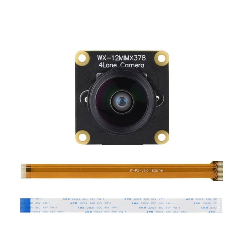 Pi Camera Module - Câmera IMX378-190 12.3MP com Lente Fisheye