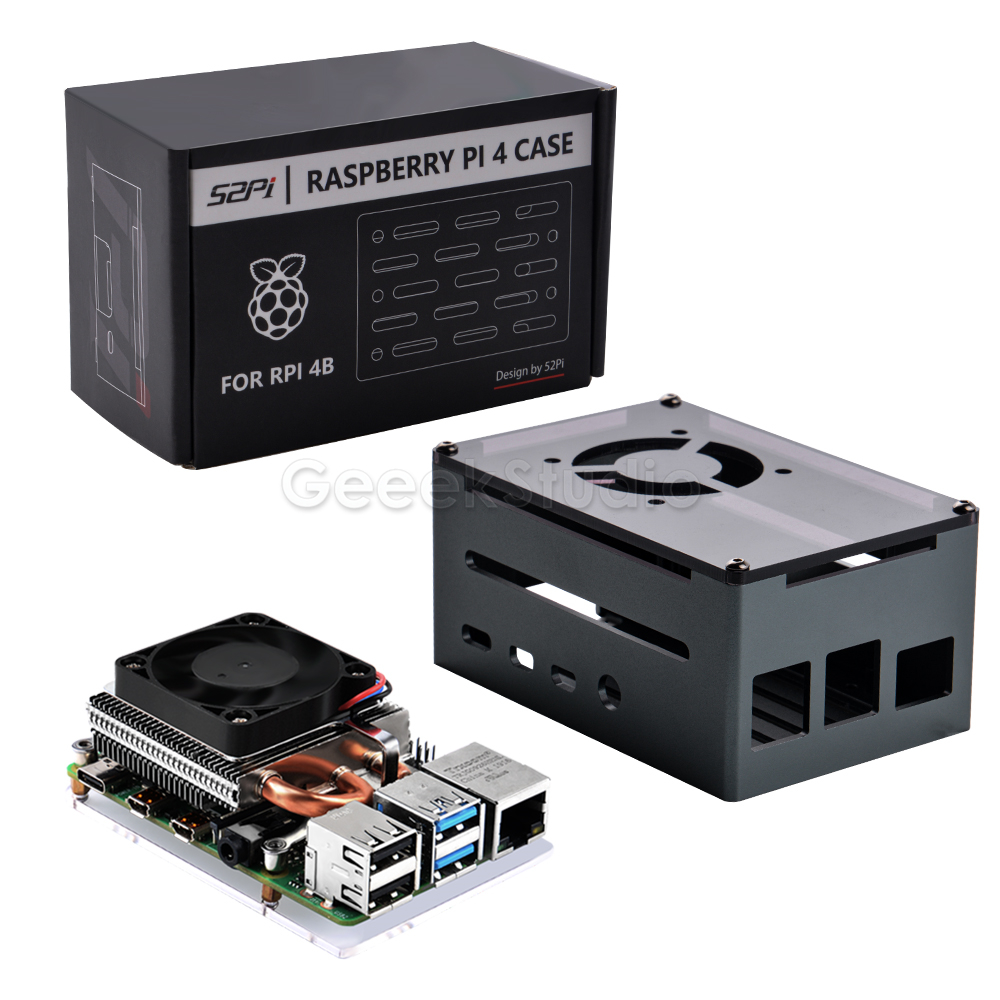 Pi 4 Case - Ventilador De Refrigeração De Torre De