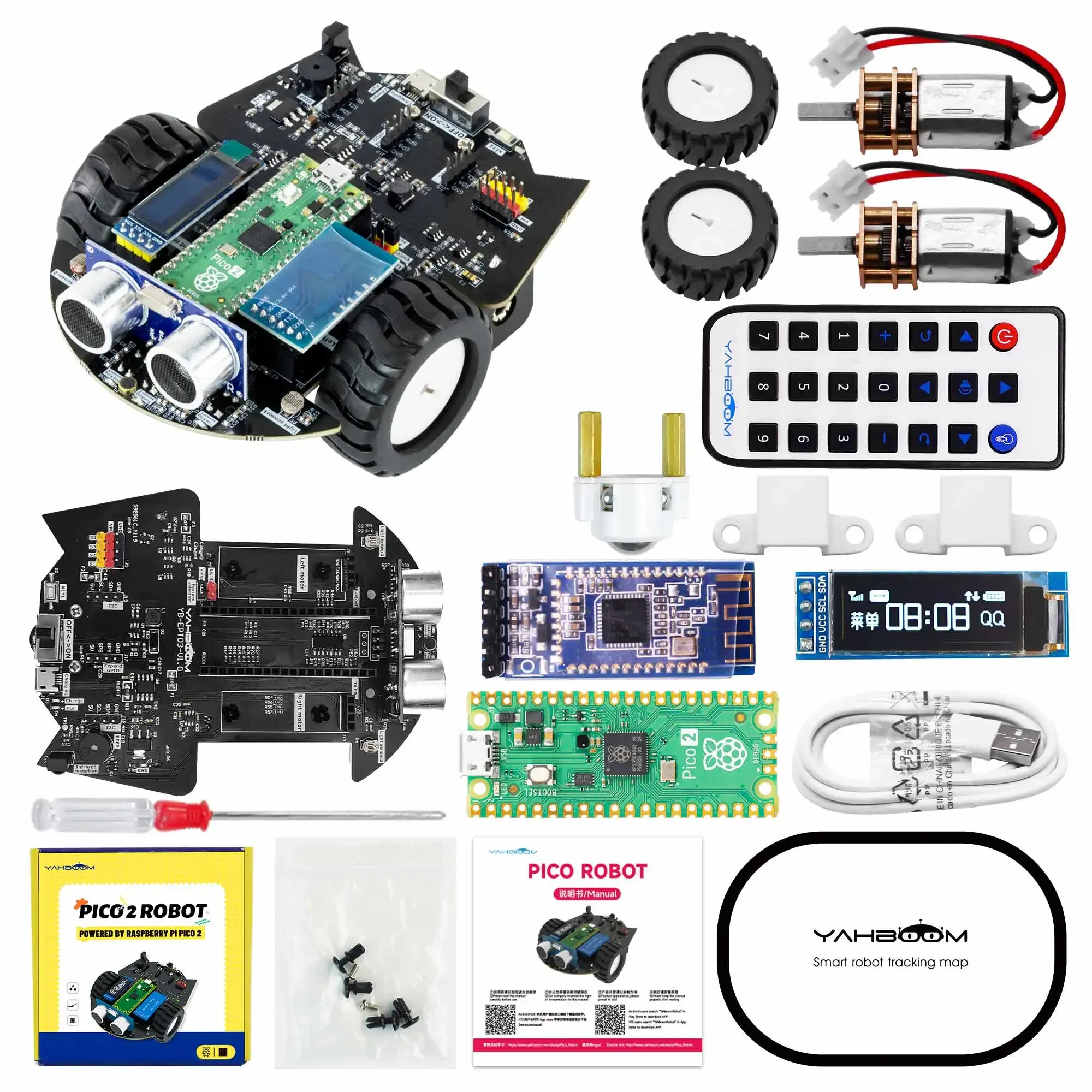 Yahboom raspberry pi pico 2 ro - Raspberry Pi Kit avaliação e preço