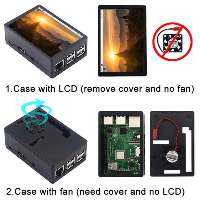 3.5 polegada raspberry pi 3b/3 - Pi 5 Case avaliação e preço