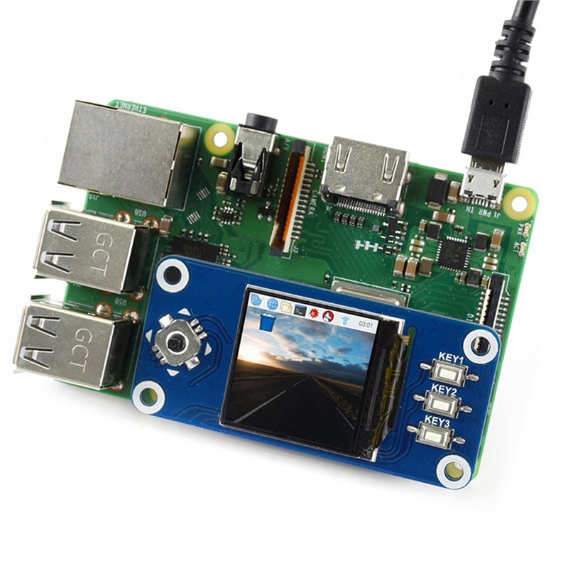 HAT para Raspberry Pi com tela - Pi Display avaliação e preço