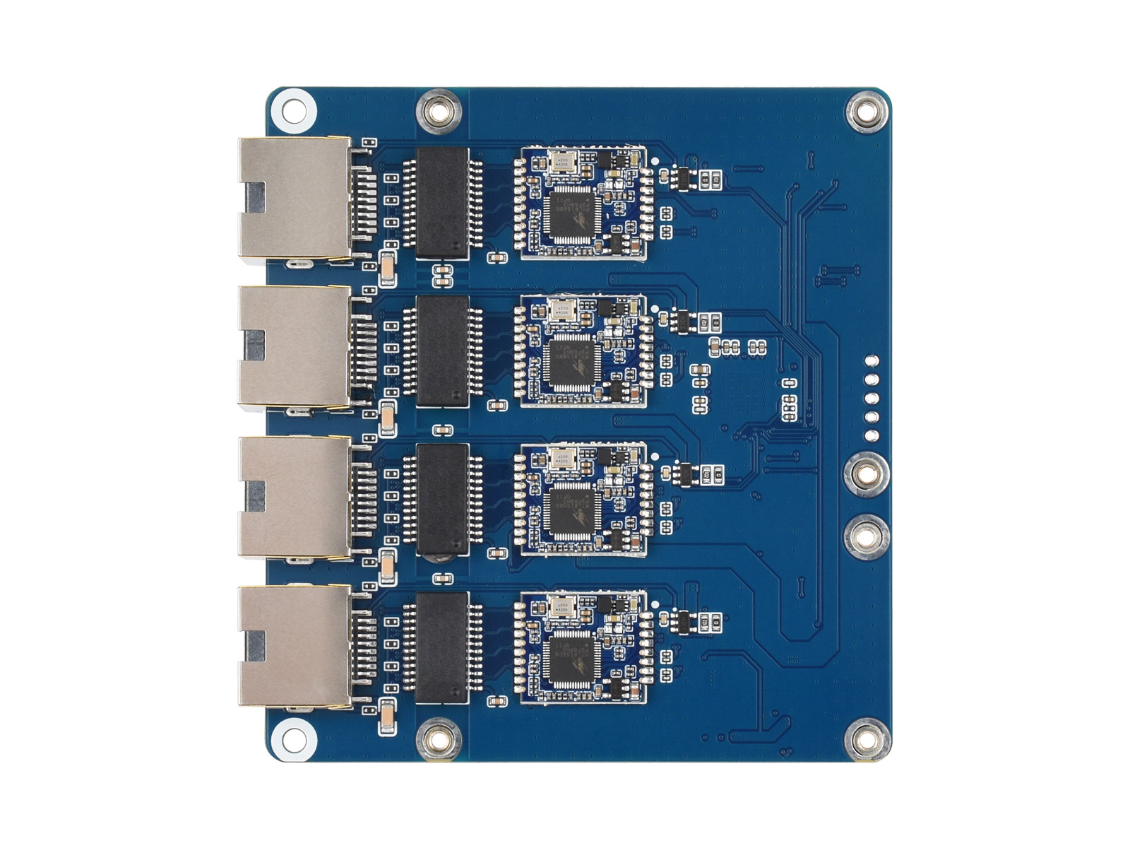 Placa Waveshare PCIe para 4 ca - Raspberry Pi 5 avaliação e preço