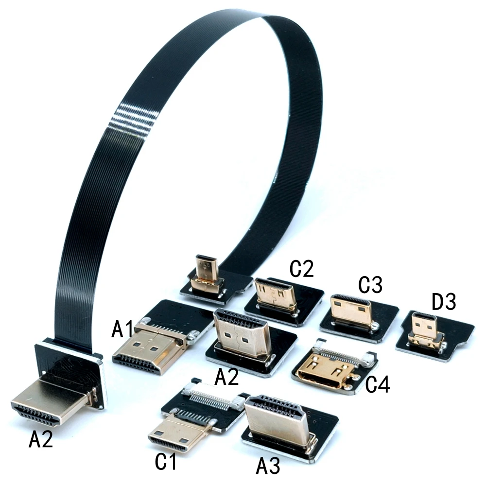 Fpv mini hdmi para hdmi cabo,  - Pi Camera Cable avaliação e preço