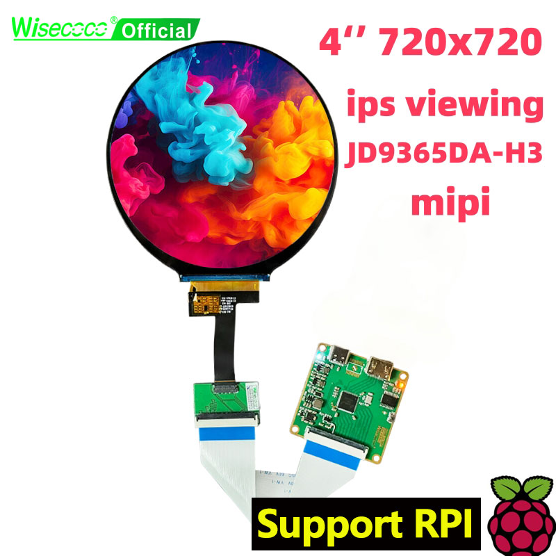 Wisecoco 4 Polegada display lc - Pi 4 Case avaliação e preço