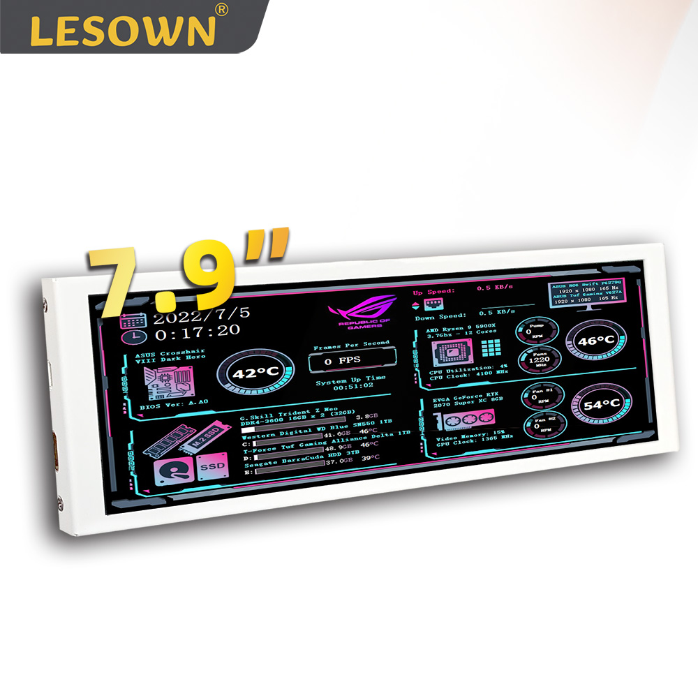 Monitor LESOWN Bar Display de  - Pi 4 Case avaliação e preço