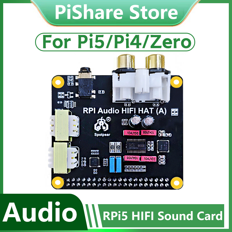Placa de áudio Raspberry Pi 5  - Pi Zero avaliação e preço