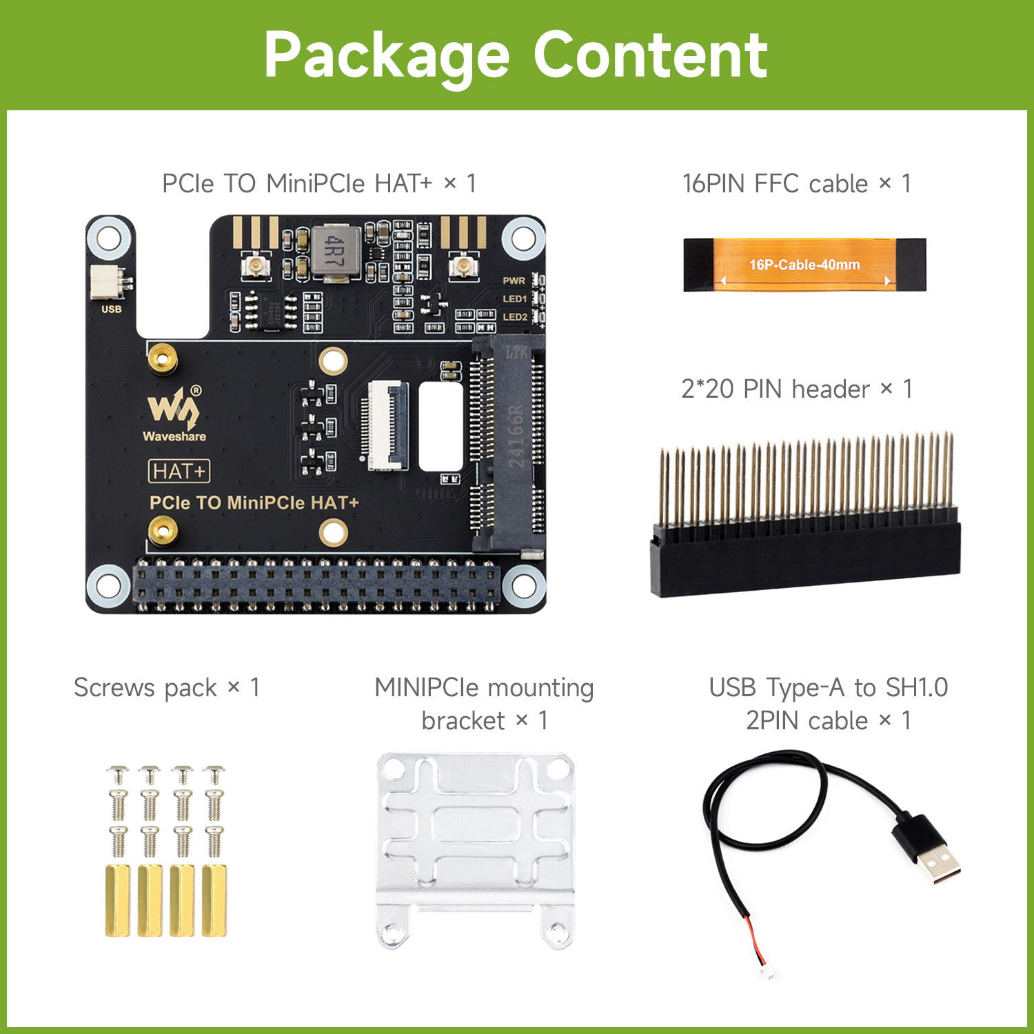 Adaptador Waveshare PCIe para  - Raspberry Pi 5 avaliação e preço
