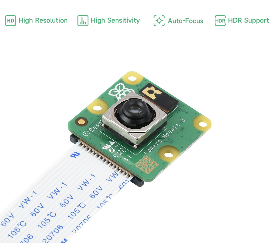 Módulo de câmera 3 câmera 12MP - Pi Camera Module avaliação e preço