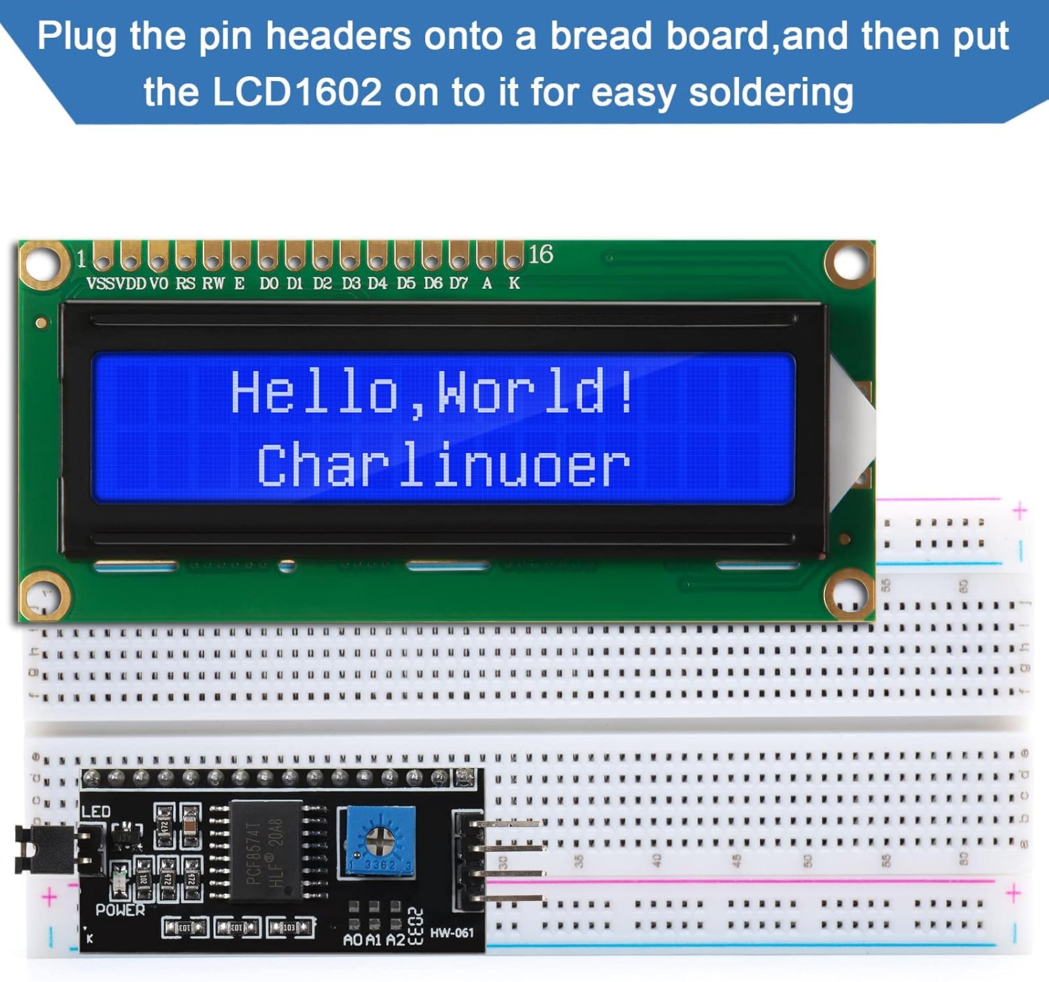1 Conjunto de Módulo LCD 1602  - Pi Display avaliação e preço