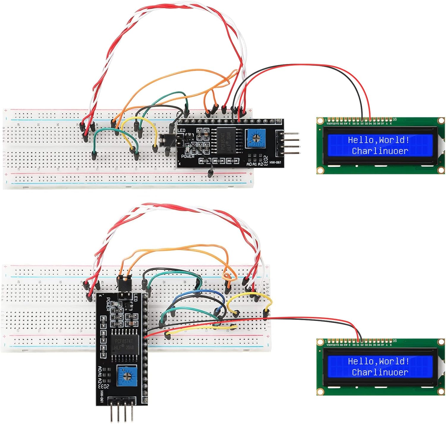 1 Conjunto de Módulo LCD 1602  - Pi Display avaliação e preço