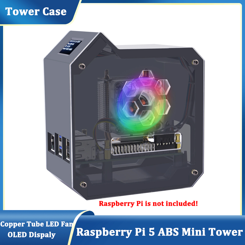 GeeekPi Raspberry Pi 5 ABS Min - Pi 5 Case avaliação e preço