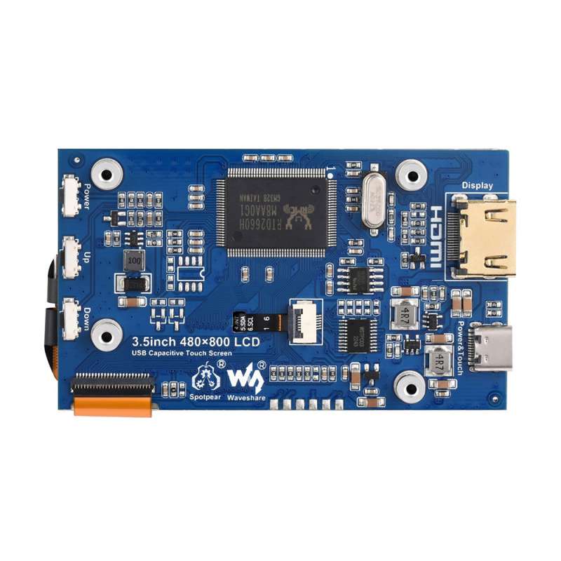 Tela LCD de toque capacitiva I - Raspberry Pi 5 avaliação e preço