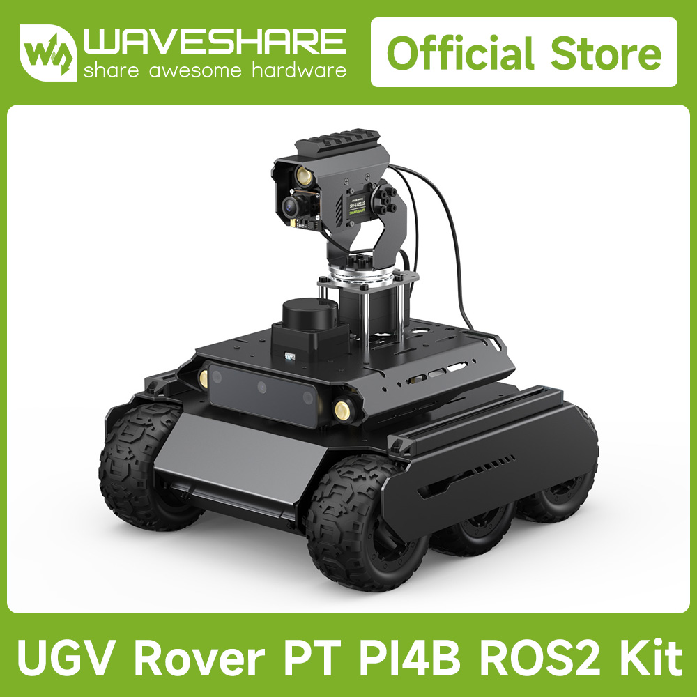 Waveshare Rover ROS 2 Robô 4WD - Raspberry Pi 5 avaliação e preço