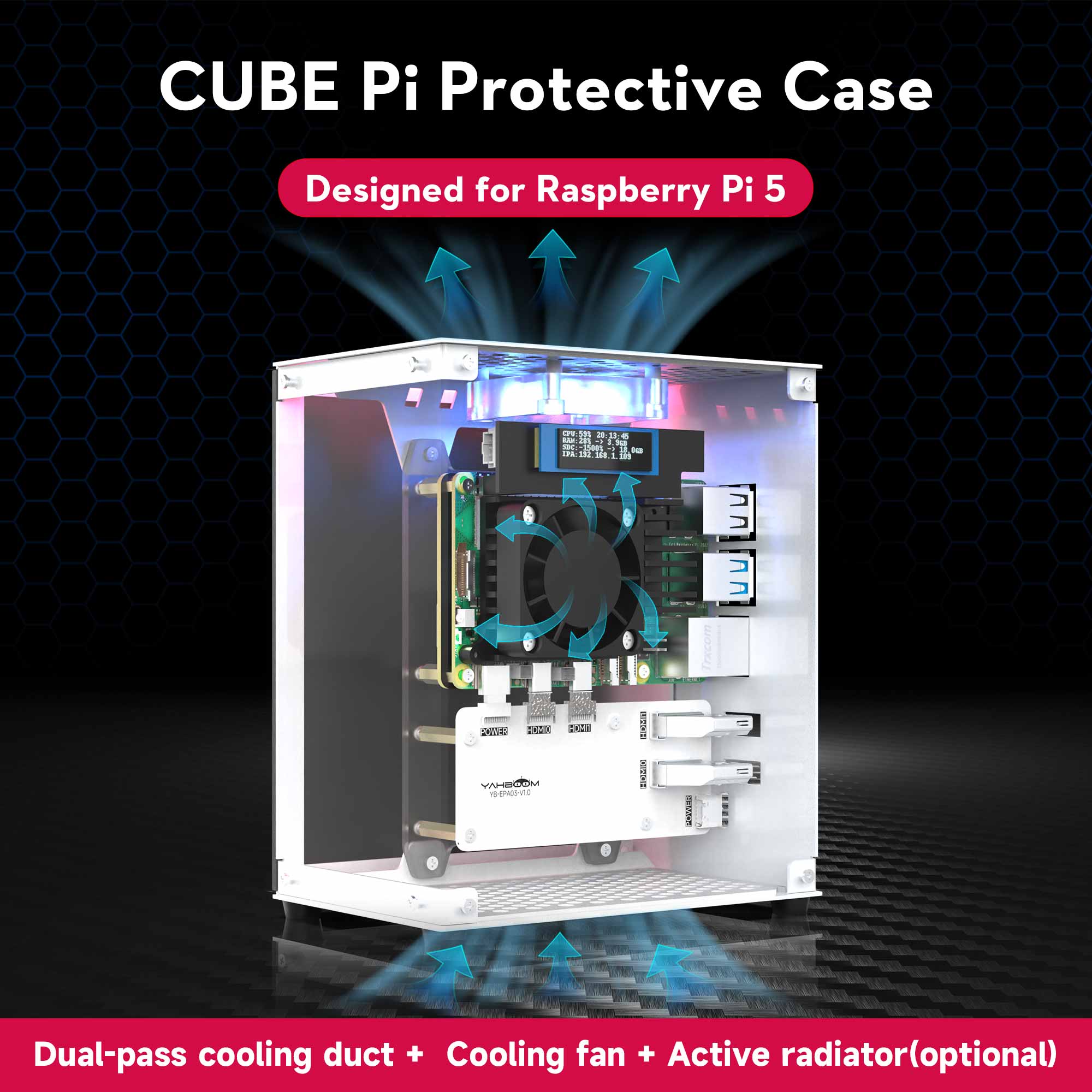 Raspberry pi 5 caso kit protet - Pi 5 Case avaliação e preço