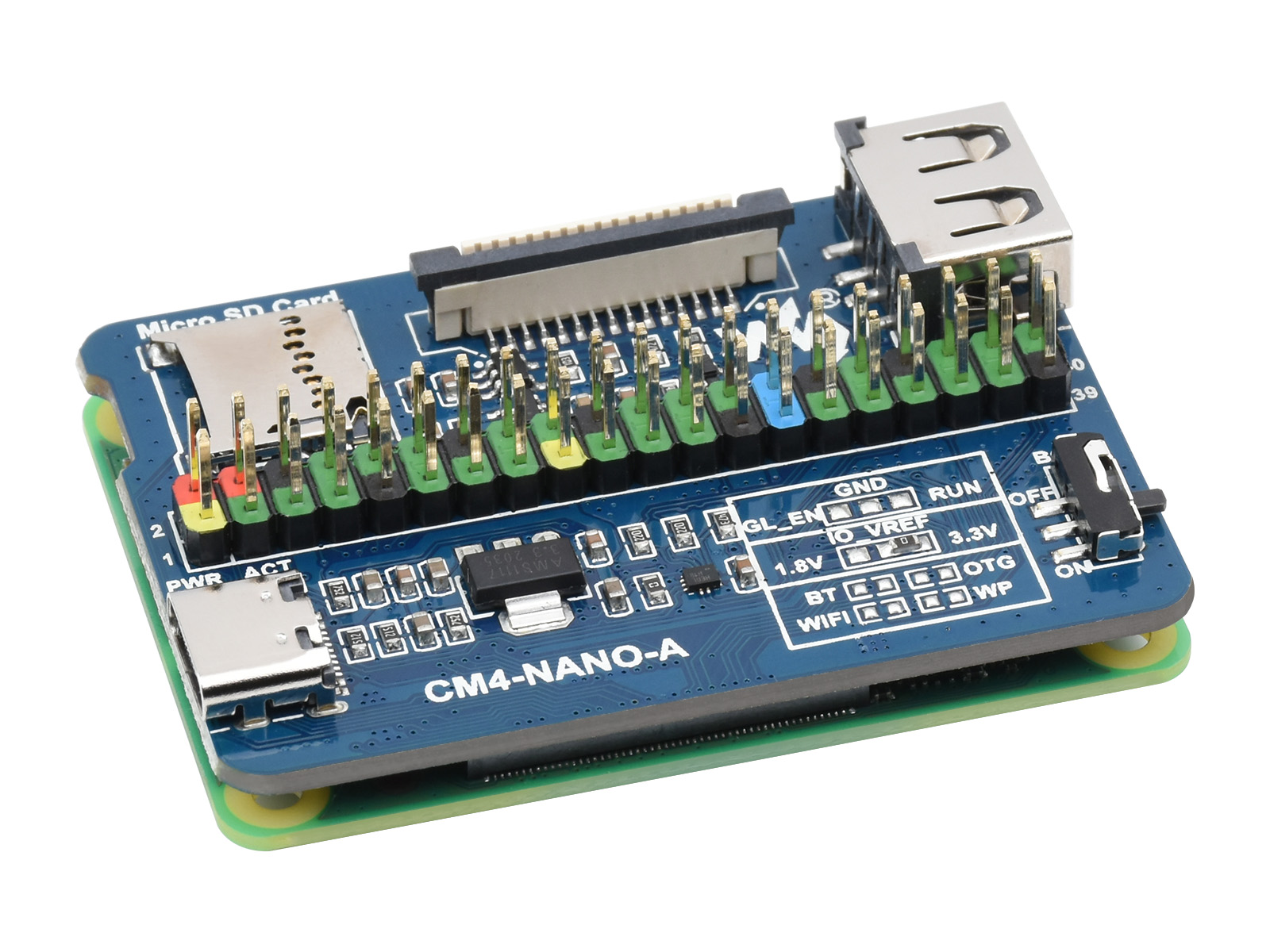 Placa base nano waveshare (a)  - Raspberry Pi 4 avaliação e preço