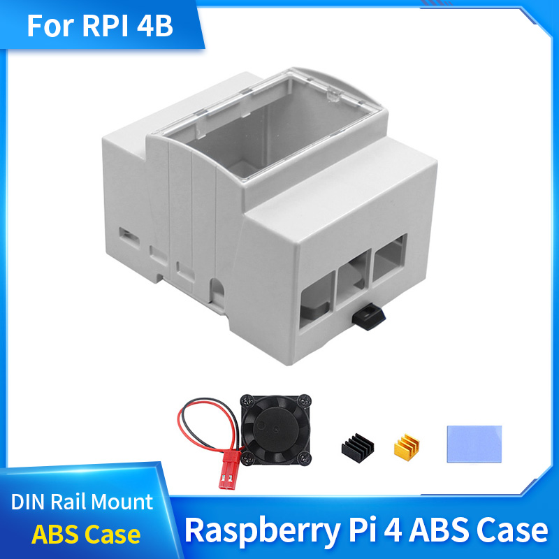 Raspberry pi 4 caixa abs monta - Pi 4 Case avaliação e preço