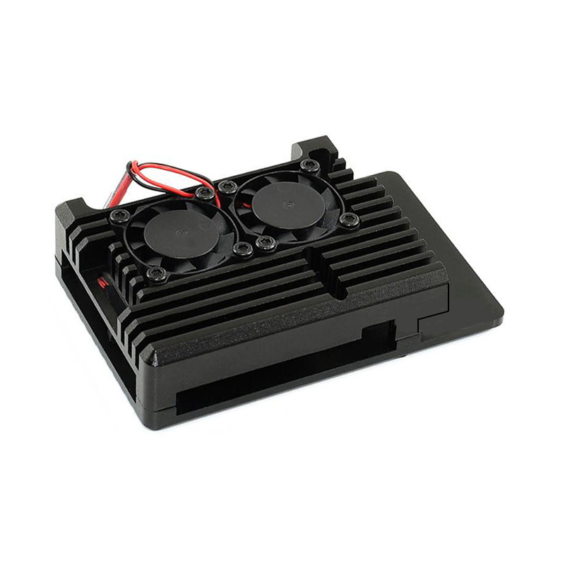 Caixa de metal de alumínio com - Pi 4 Case avaliação e preço